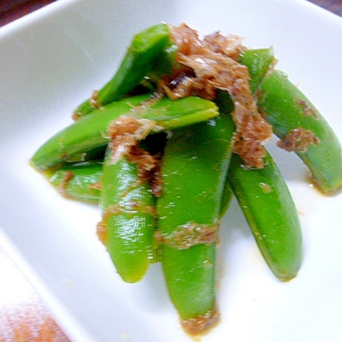 お鍋1つで春の味 スナップエンドウの煮びたし レシピ 作り方 By さとママ3645 楽天レシピ お鍋1つで春の味 スナップエンドウの煮びたし レシピ 作り方 By さとママ3645 楽天レシピ